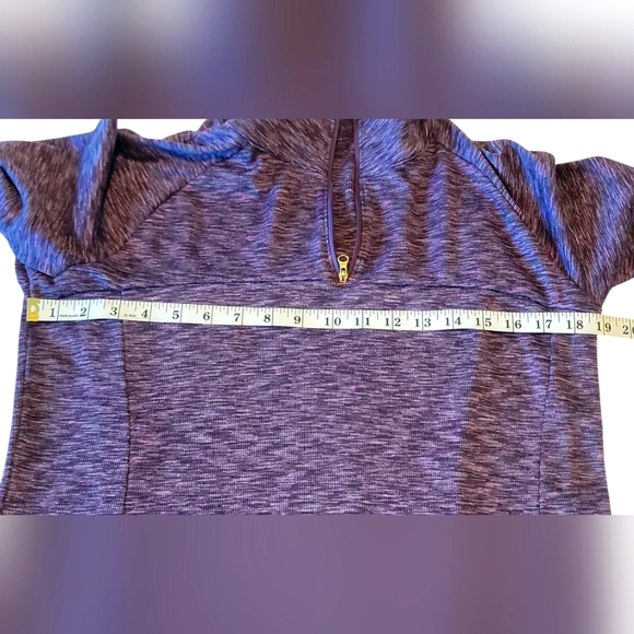 Columbia Outerspaced III 1/2 Zip Pullover Purple Black Women's Large - Picture 6 of 9